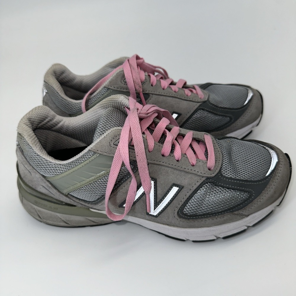 New Balance W990GL5 Womens US 9 Gray Lace Up Athletic Shoes. Made in USA